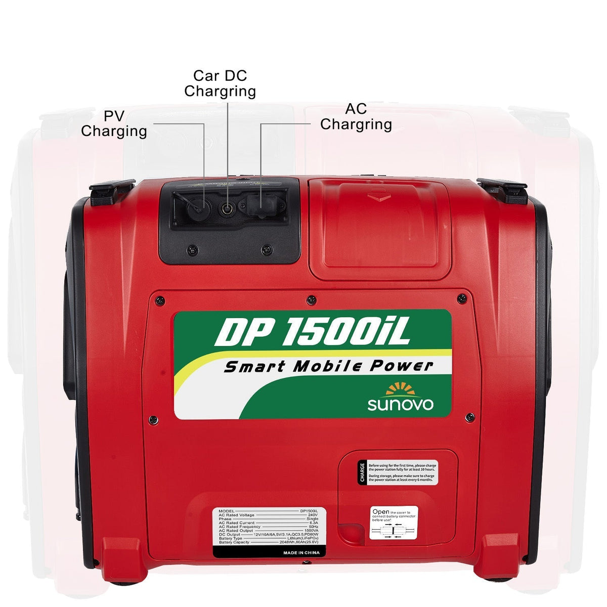 Samland 1500W Portable Power Station Solar Inverter Generator